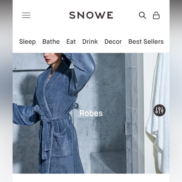 Snowe Luxury Terry Robe XS, new without tags - Picture 5 of 5